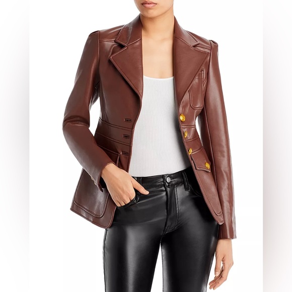 A.L.C. Jackets & Blazers - A.L.C. Amelia Vegan Leather Jacket – Size 6